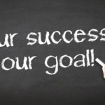 Your Success is our goal Chalk Illustration